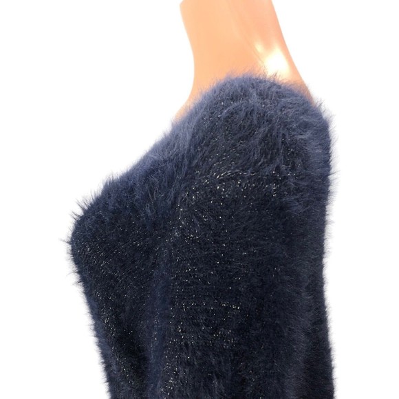 Laurie Felt Women Blue Pullover Sweater - Picture 11 of 15